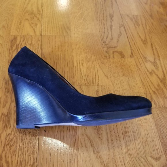 Cole Haan suede tall wedge S7.5 - Picture 6 of 13